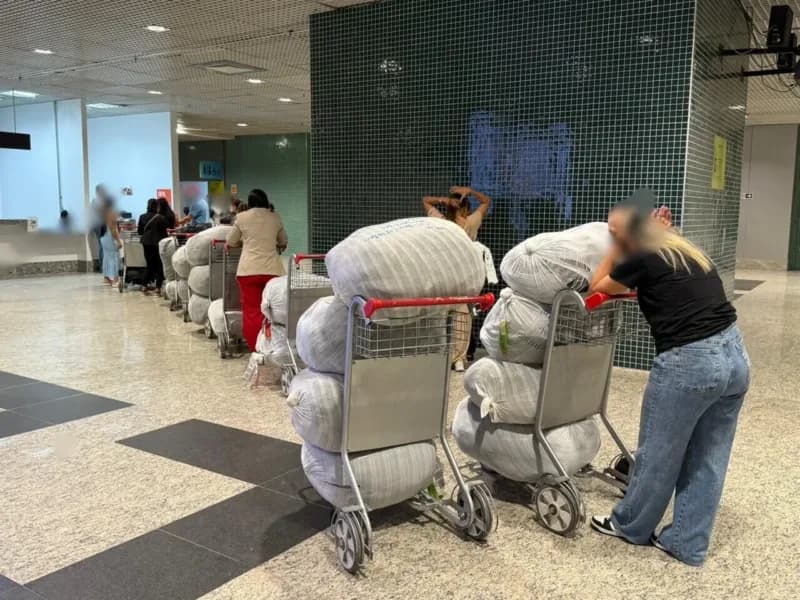 Sefaz fecha o cerco no aeroporto contra entrada ilegal de roupas no Amazonas