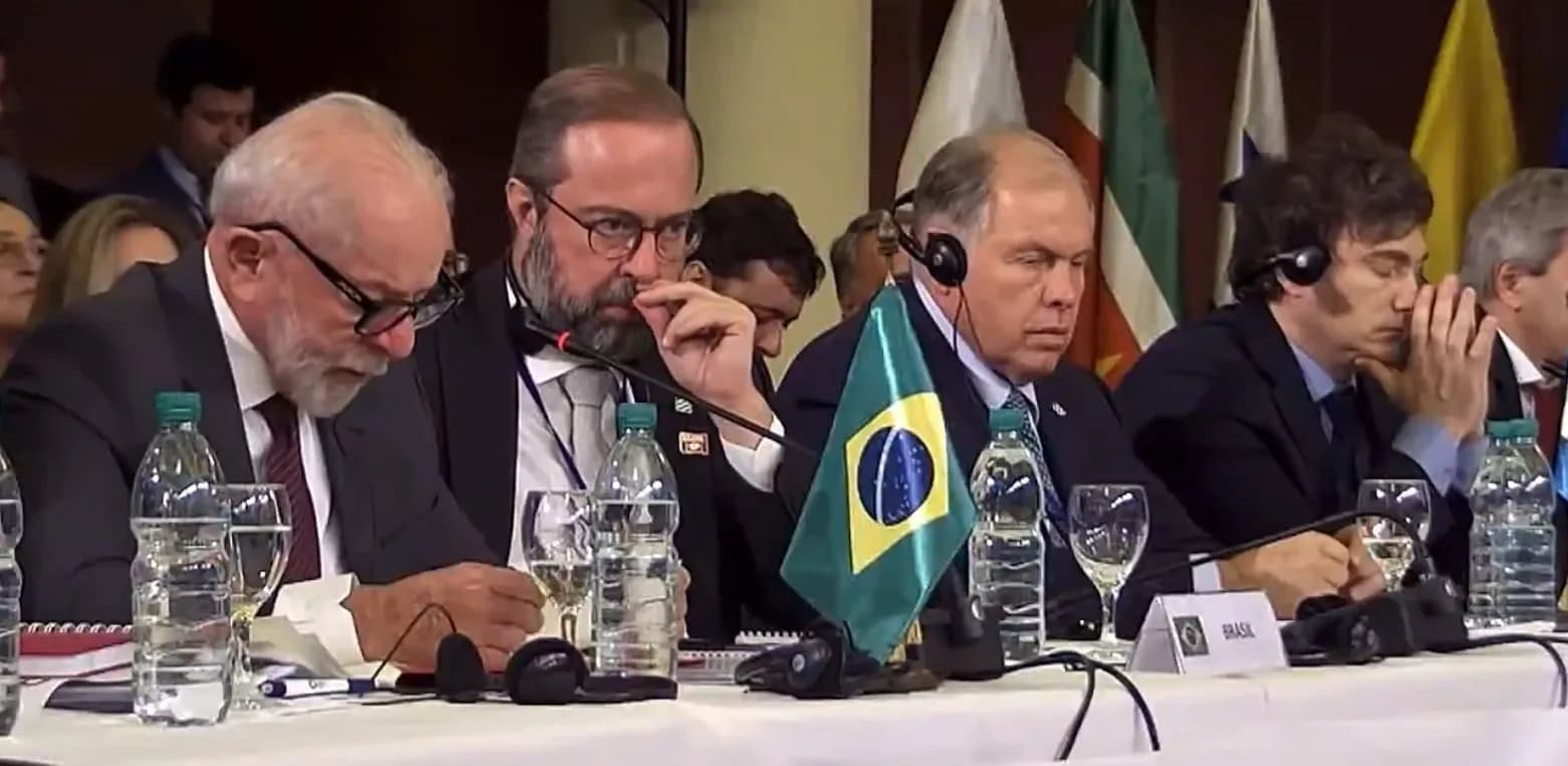 Vídeo: Reações de Milei ao discurso de Lula viralizam nas redes sociais