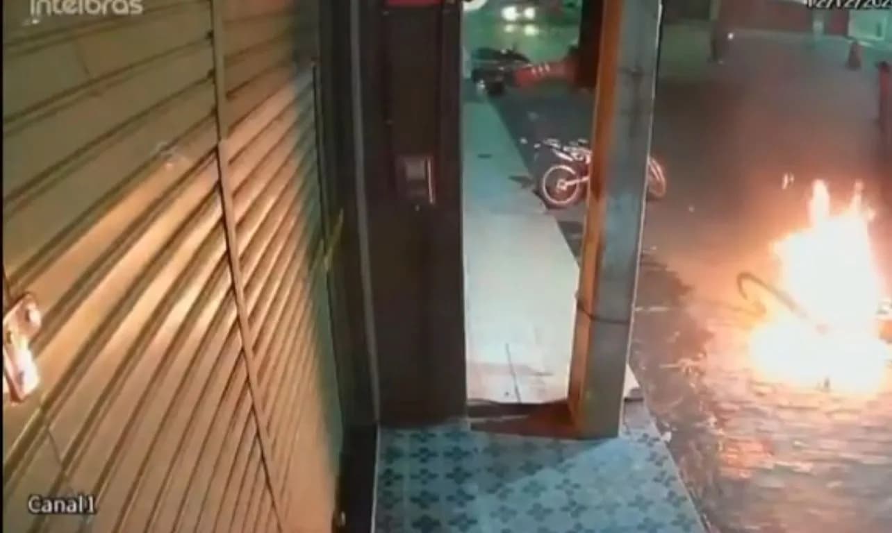 VÍDEO: Mulher é atingida por cabo de alta tensão e fica gravemente ferida no Ceará