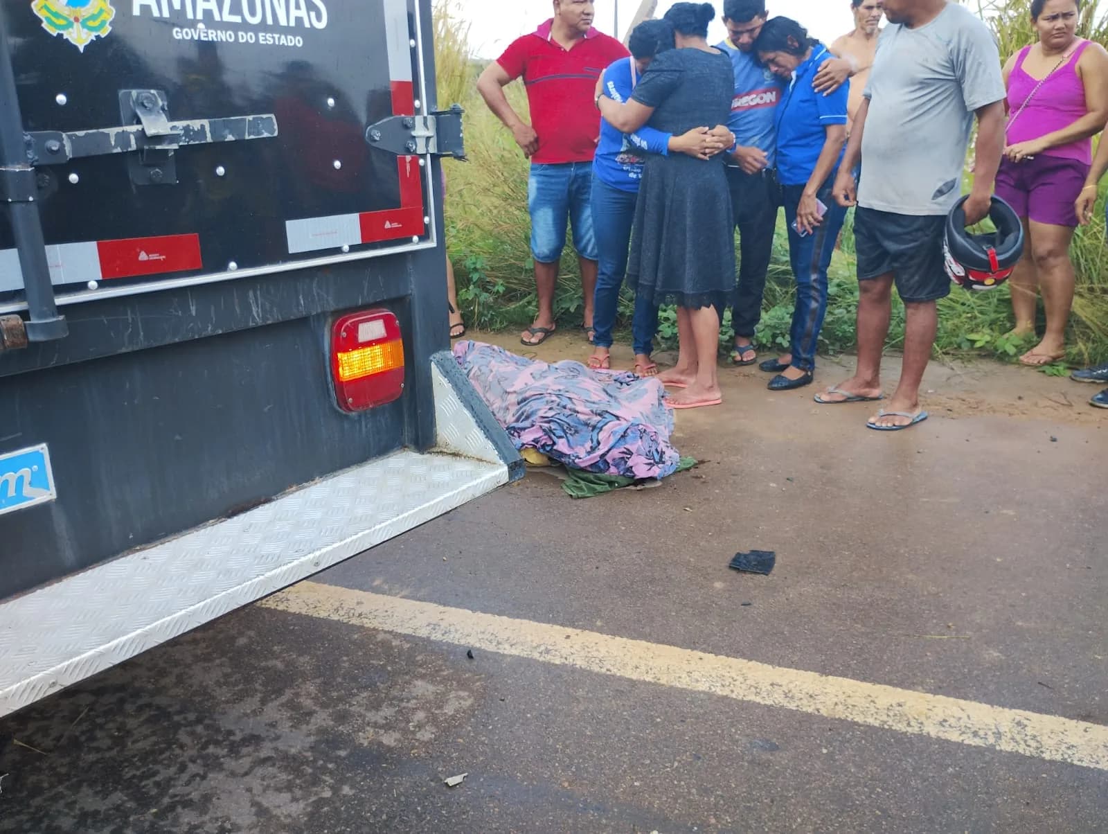 Entregador morre ao ser atropelado nas proximidades de Iranduba