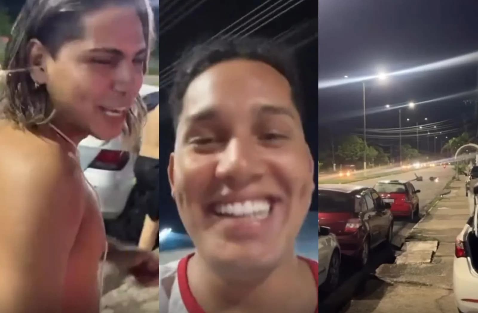 Influenciadores se pronunciam após vídeo de acidente com motoboy