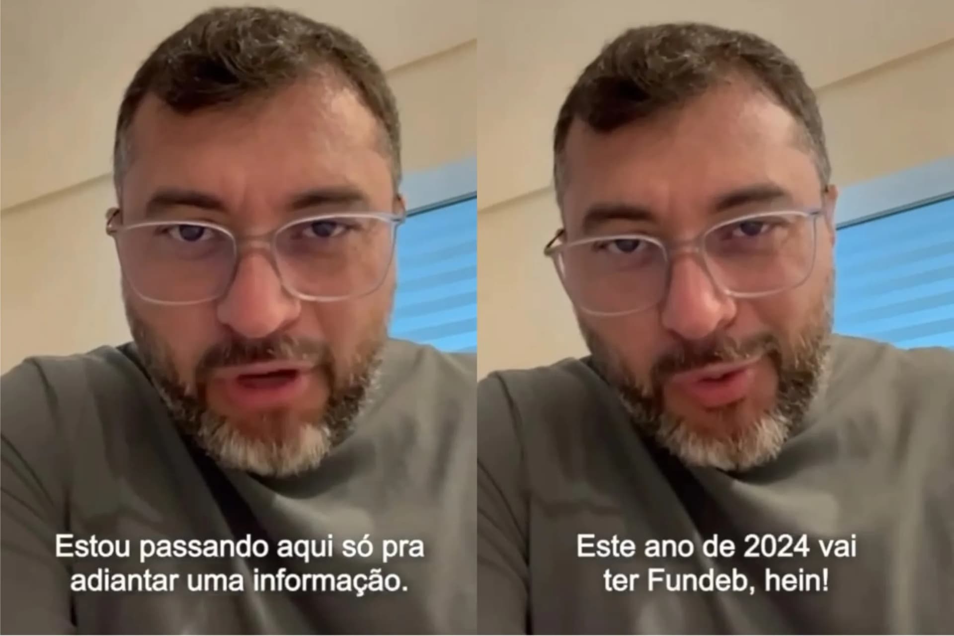 Wilson Lima anuncia pagamento do Fundeb para profissionais da educação