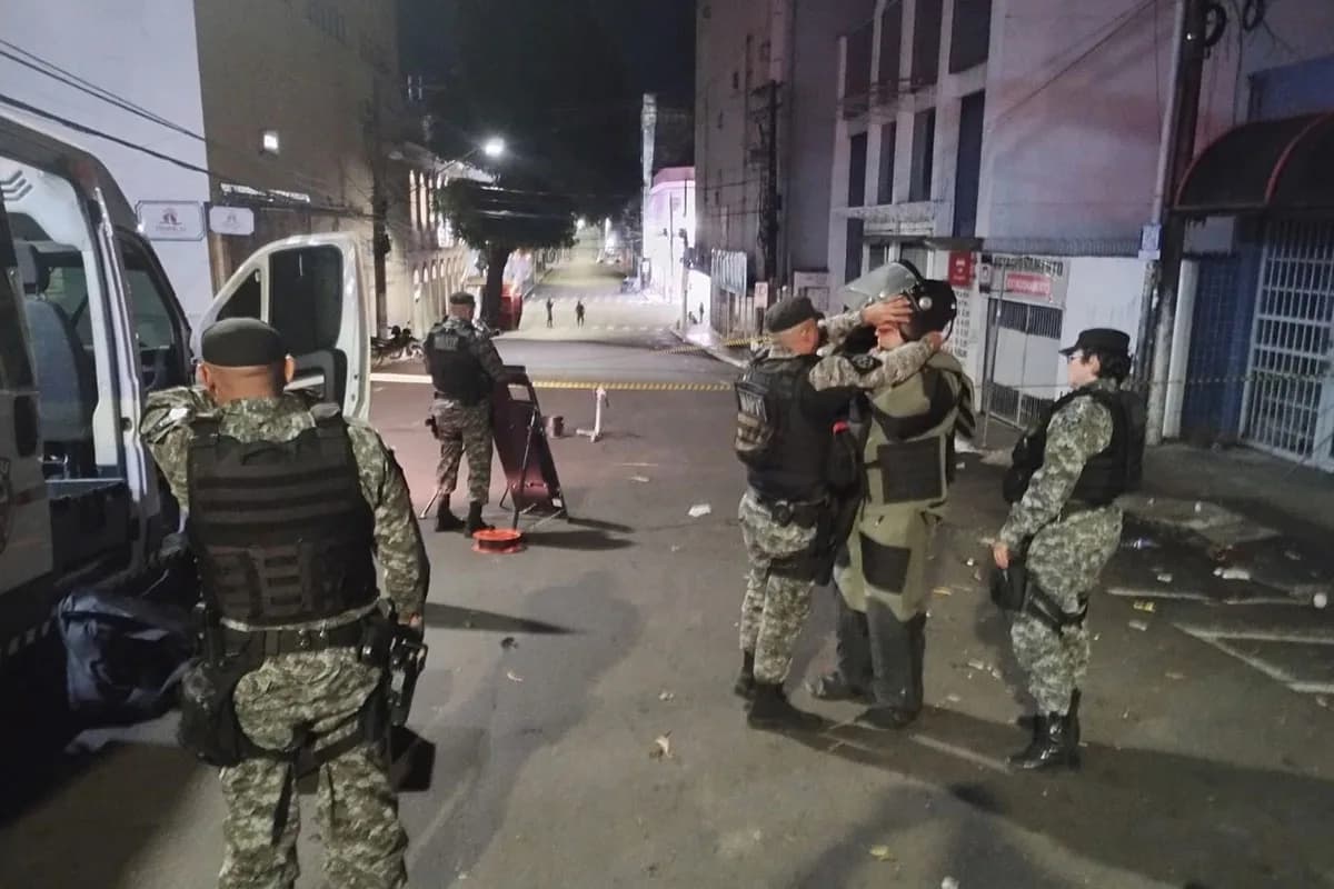 Grupo Marte desmantela artefato explosivo encontrado no Centro de Manaus