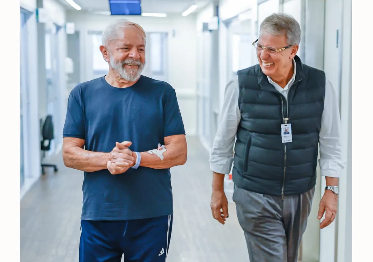 Lula recebe alta hospitalar e permanecerá em São Paulo até quinta-feira (19)