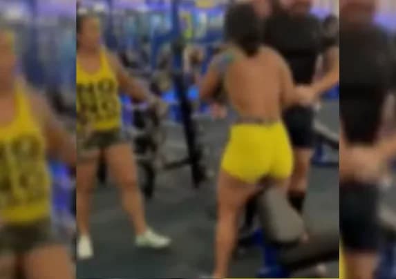 VÍDEO: Revezamento de aparelhos termina em pancadaria em academia