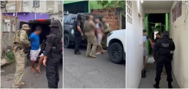 Operação prende grupo envolvido em roubos a ônibus de Manaus