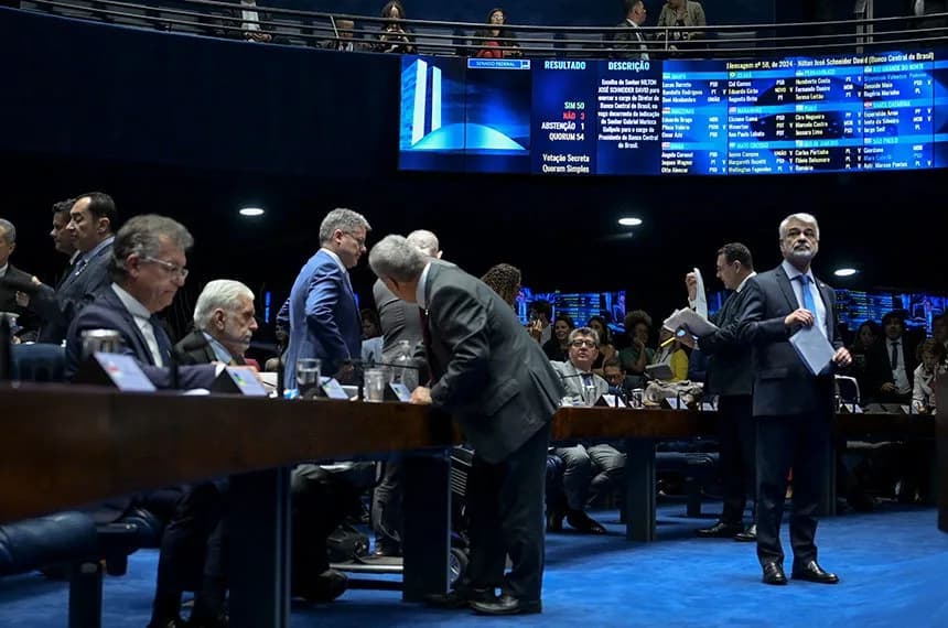 Senado aprova indicações de três novos diretores do Banco Central para 2025
