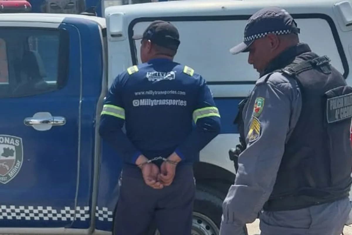 Ordem judicial: homem é preso enquanto trabalhava na zona Leste de Manaus