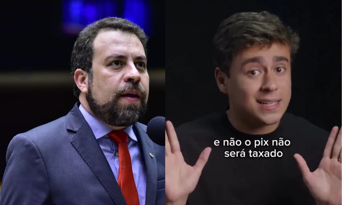 Guilherme Boulos vai acionar Justiça contra Nikolas Ferreira por propagação de fake News