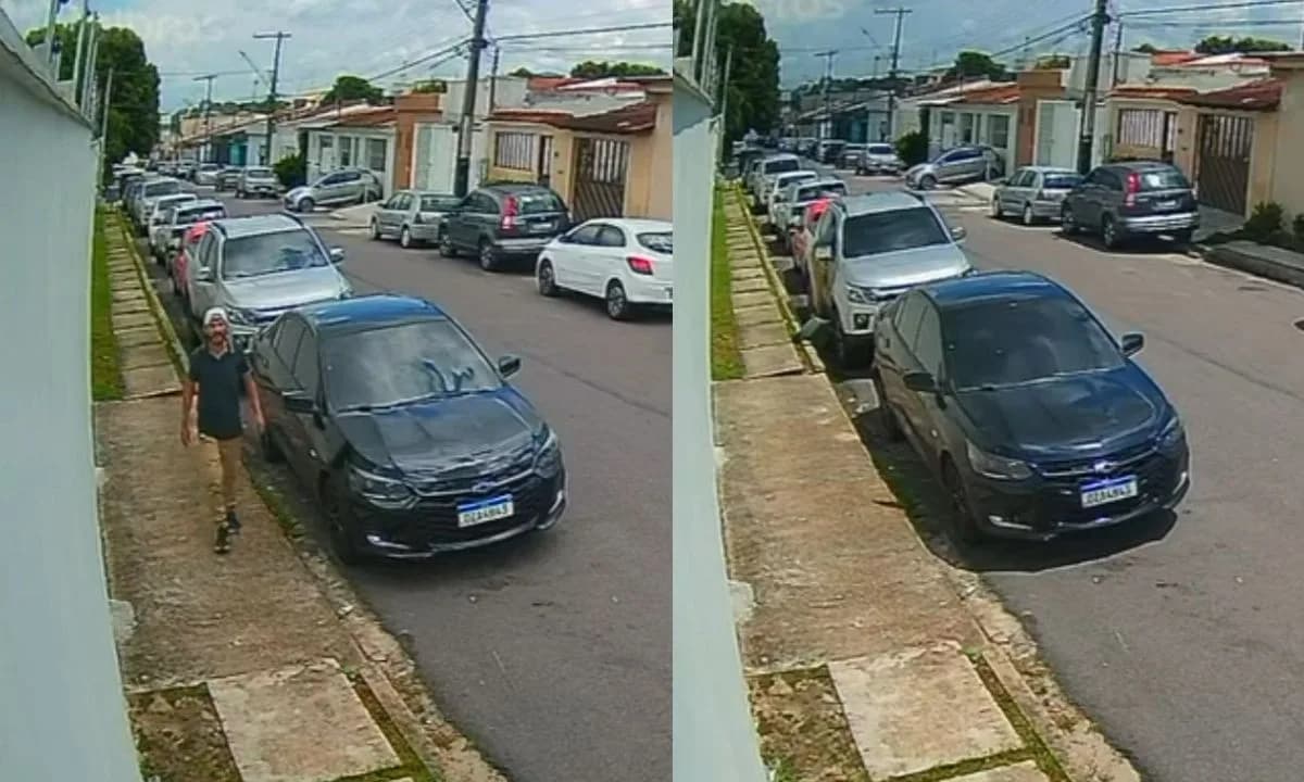 VÍDEO: Homem furta carros em condomínio de Manaus a luz do dia