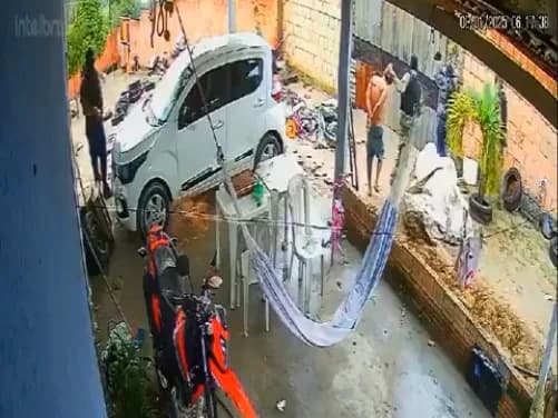 VÍDEO: Falsos PM’s tentam invadir casa de empresário e são recebidos a tiros em Manaus