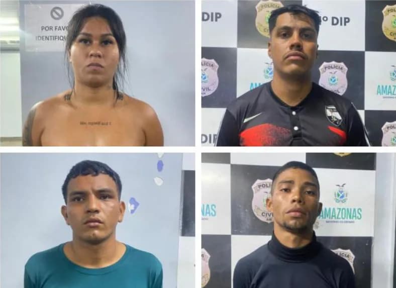 Grupo é preso enquanto se preparava para assaltar loja no Eldorado, em Manaus