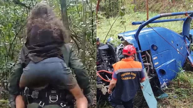 Menina que sobreviveu a acidente de helicóptero em SP tem alta do hospital; 2 pessoas morreram