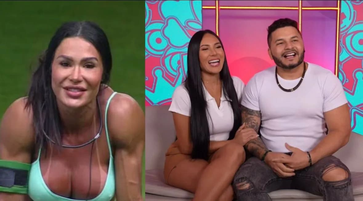 BBB 25: vítima de constrangimento, Gracyanne Barbosa revela Marcelo e Arleane como opções de voto