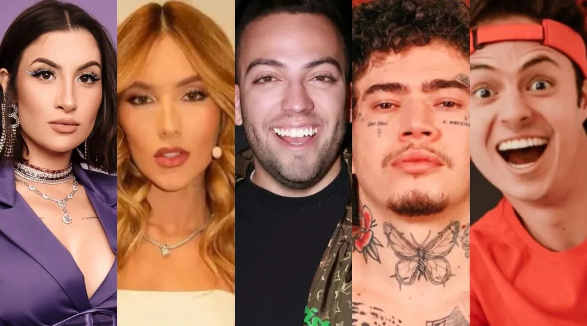 Veja quem são os 5 influenciadores mais ricos do Brasil