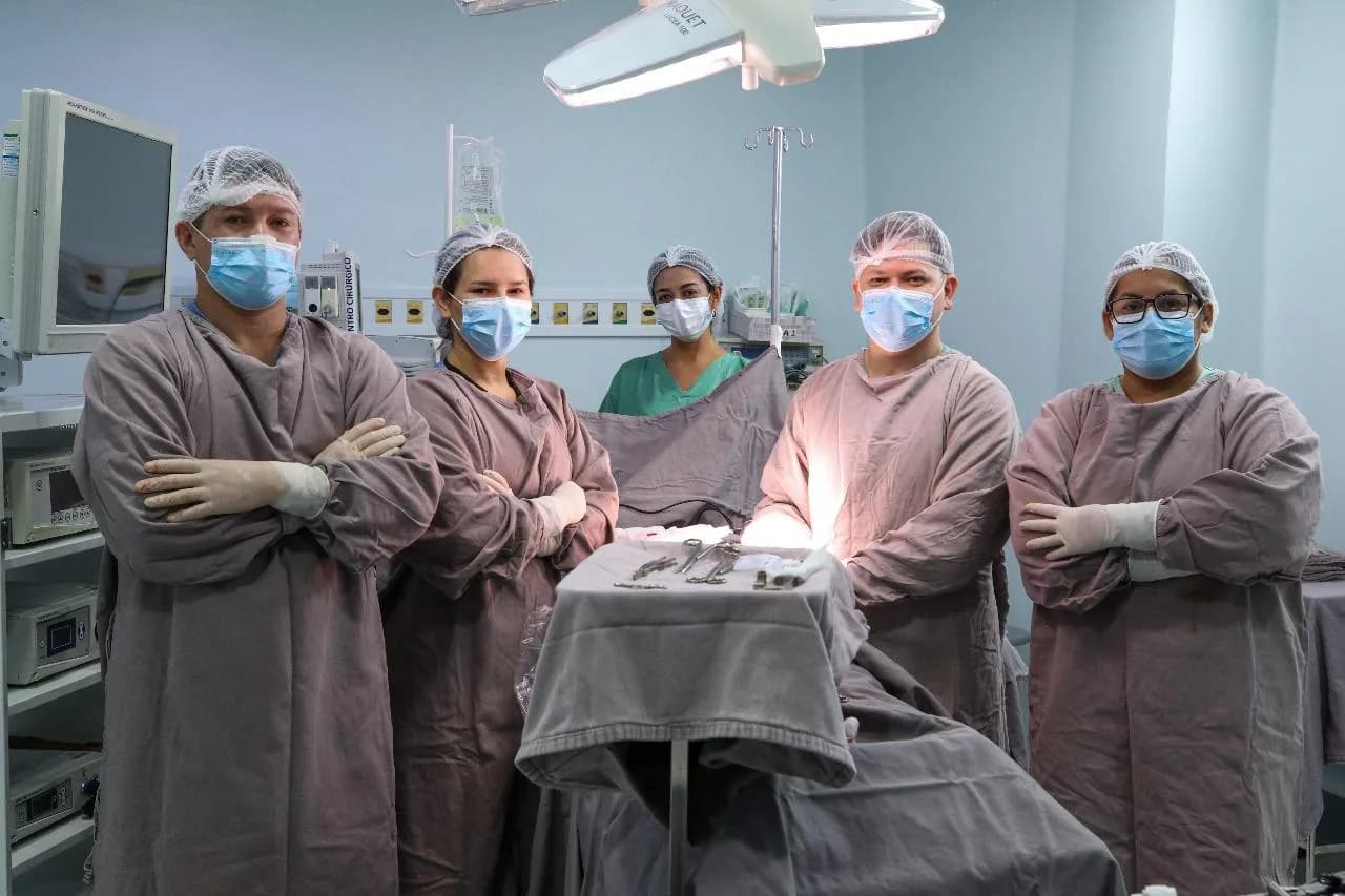 Hospital 28 de Agosto realiza primeira cirurgia por videolaparoscopia do Complexo Hospitalar Sul