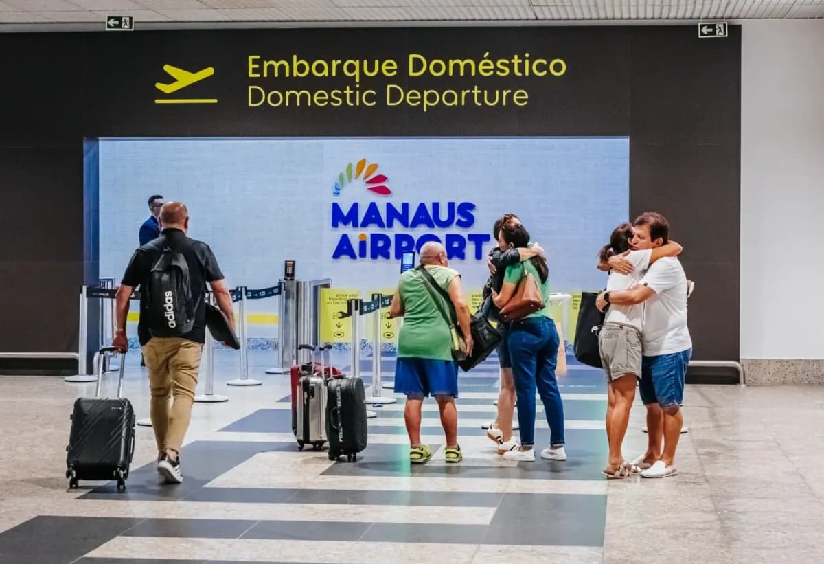 Aeroporto de Manaus registra alta de 10% no número de passageiros em 2024