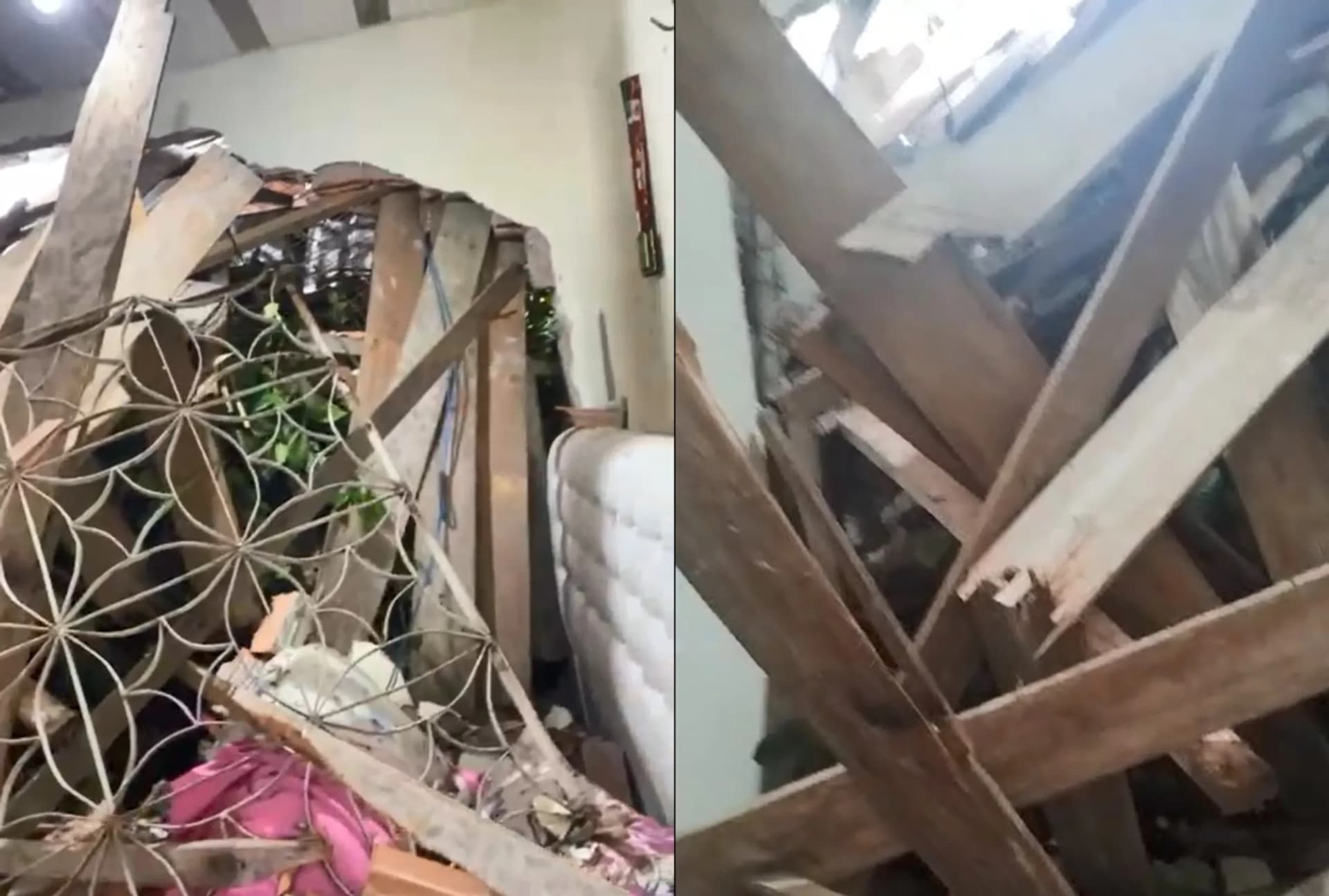 VIDEOS: Casa é invadida por barranco e mulher quase é soterrada no Nova Cidade