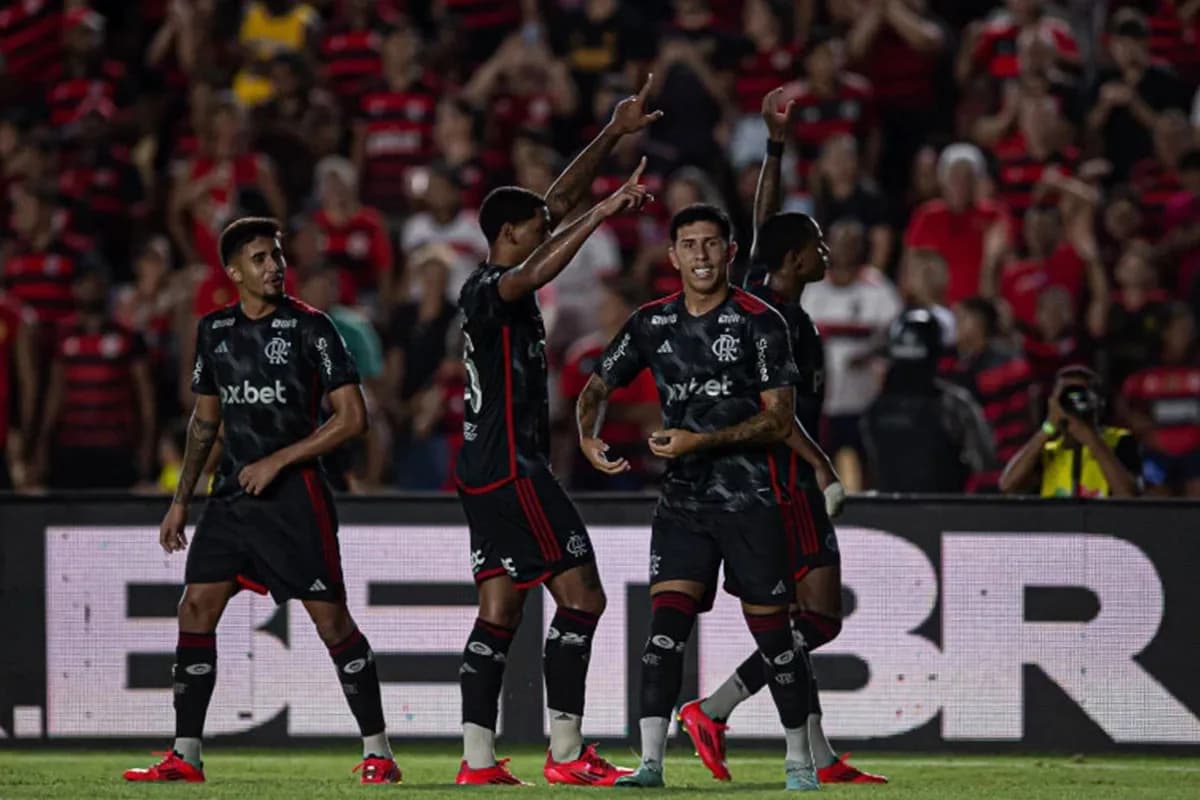 Flamengo goleia o Bangu no Carioca e vence a 1ª na temporada 2025