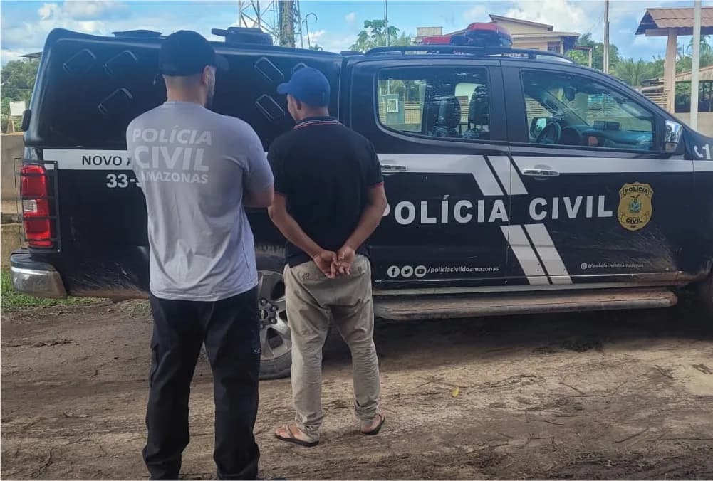 Padrasto é preso por estupro contra enteada de 11 anos em Novo Airão