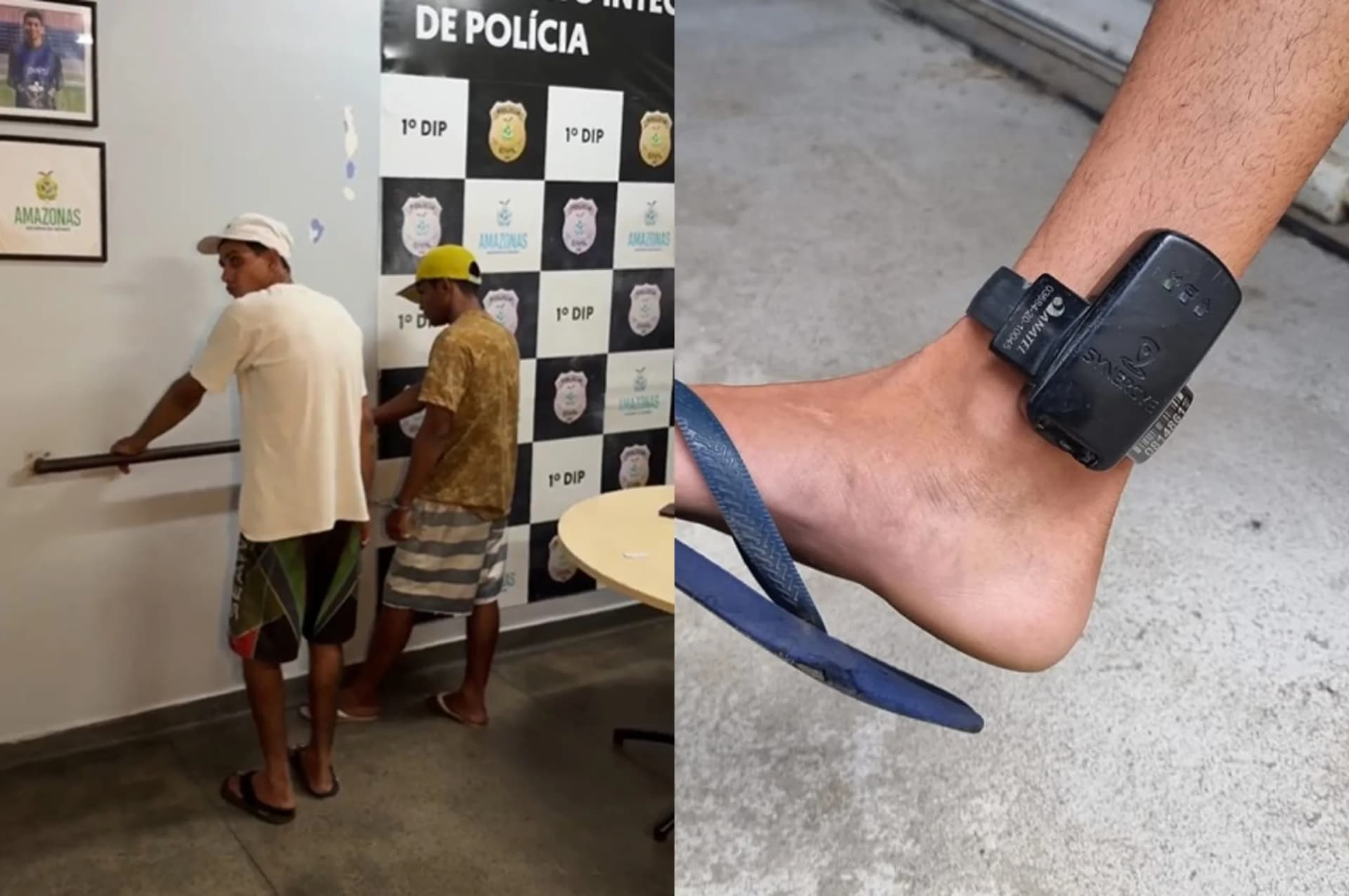 Arrancou a tornozeleira: homem volta para prisão após danificar e atear fogo no dispositivo