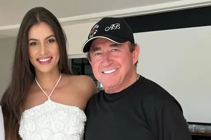 Amado Batista marca casamento com miss Mato Grosso, 50 anos mais nova