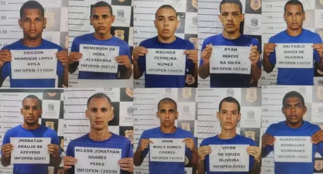 Dez detentos fogem de prisão no Espírito Santo