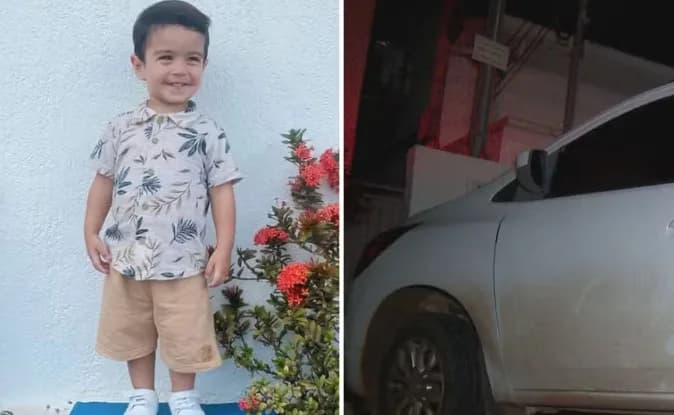 Em Goiás, menino de 2 anos morre após ser esquecido dentro de carro