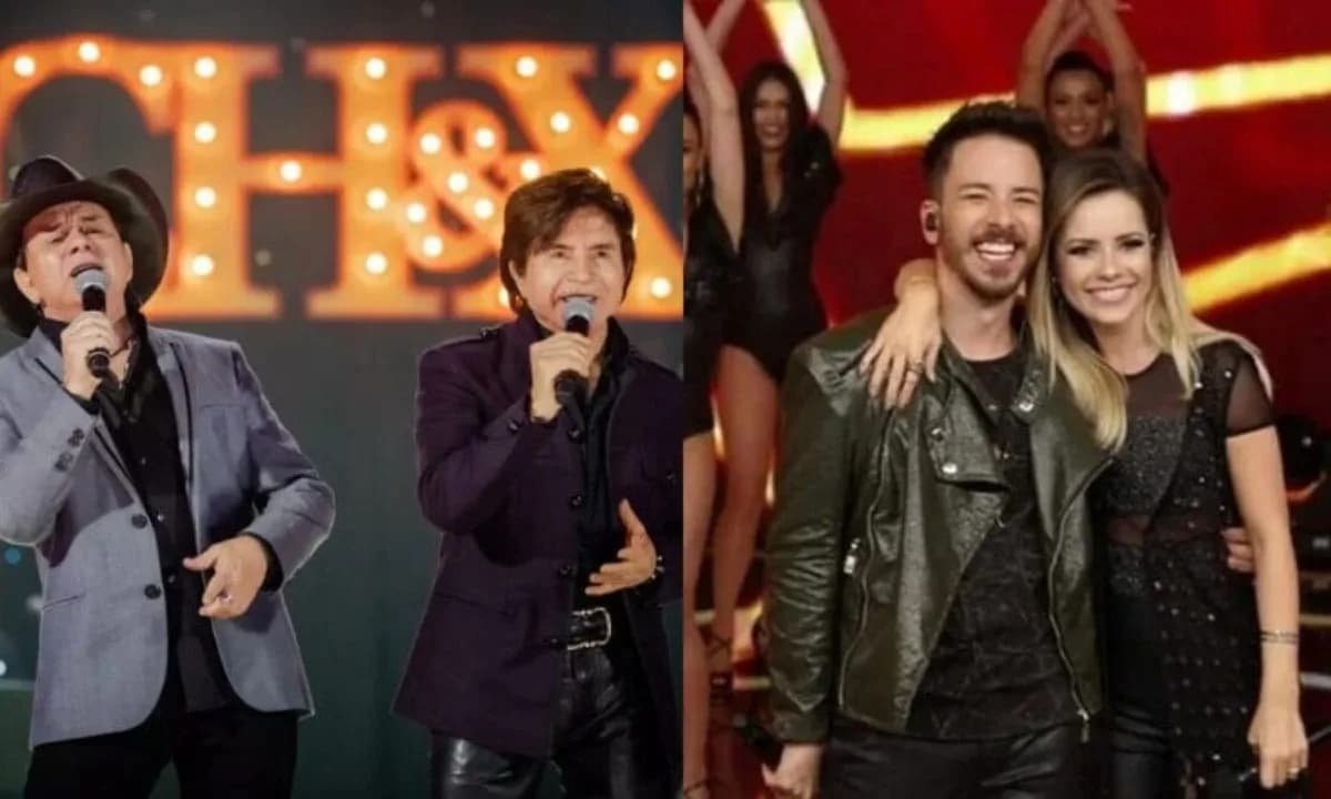 Chitãozinho e Xororó se apresentam no BBB25 com participação de Sandy e Junior