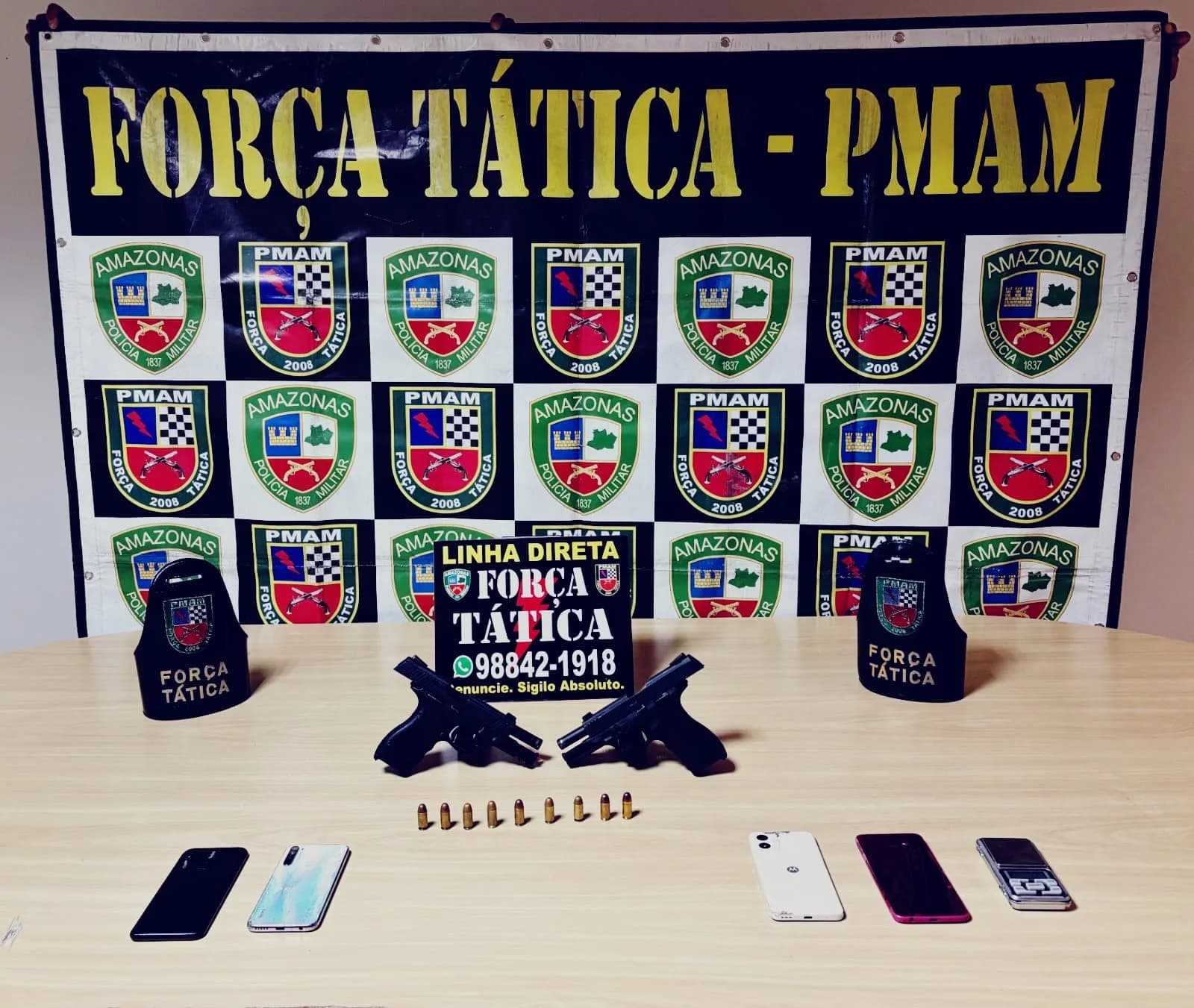 Polícia registra aumento de 39% nas apreensões de armas de fogo no Amazonas