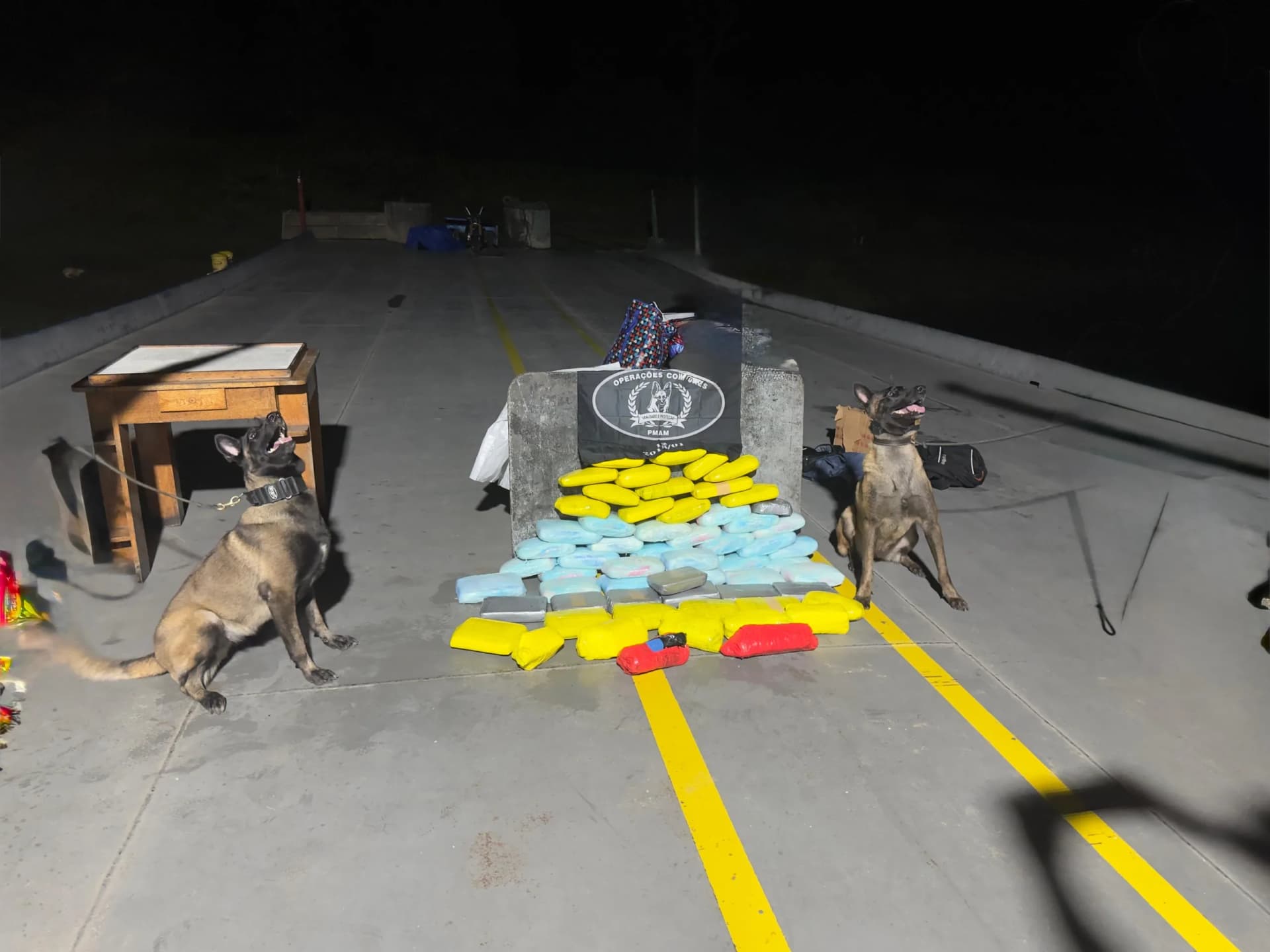 Dupla é presa com 78 kg de drogas, avaliadas em R$ 3,5 milhões, no Amazonas