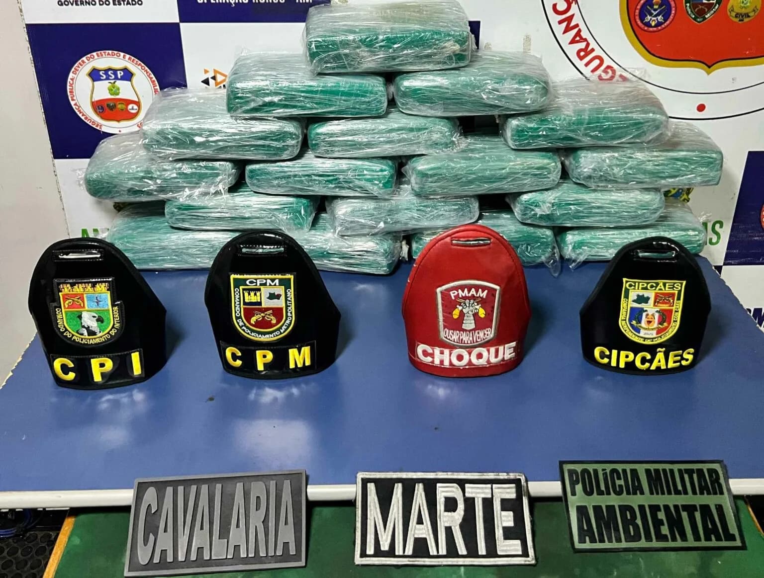 VÍDEOS: Cão policial encontra 17 quilos de skunk escondidos em barco em Coari