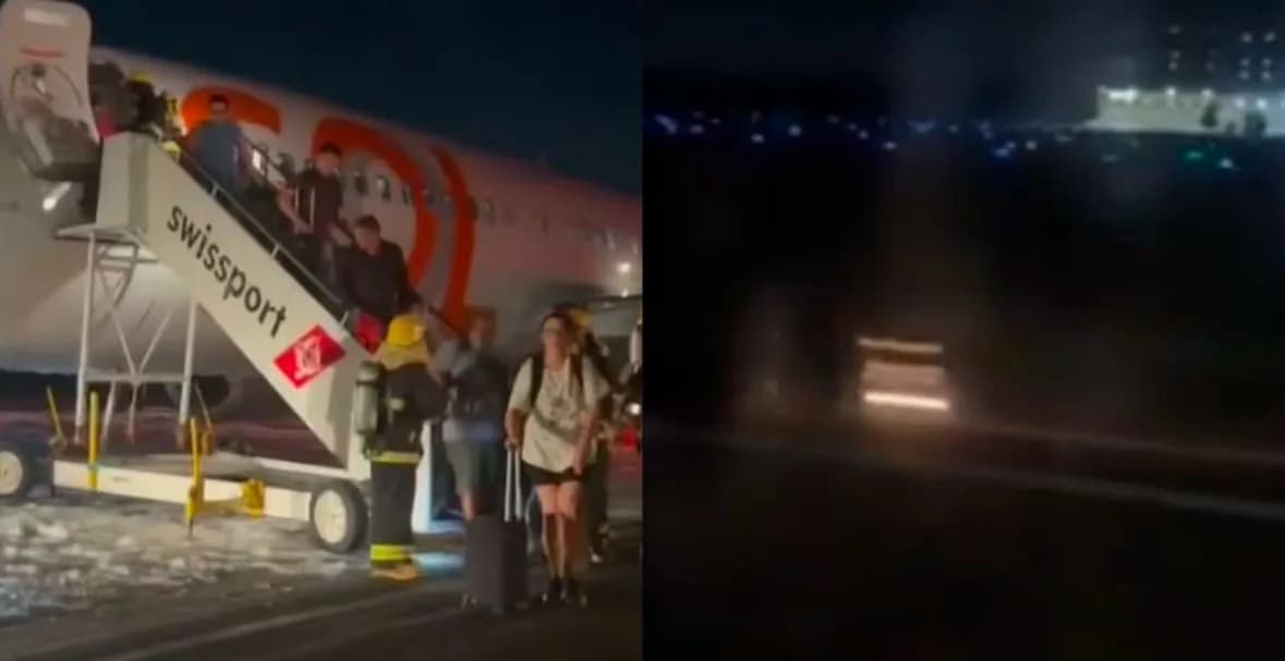 VÍDEO: Avião colide contra carro em decolagem no Rio de Janeiro