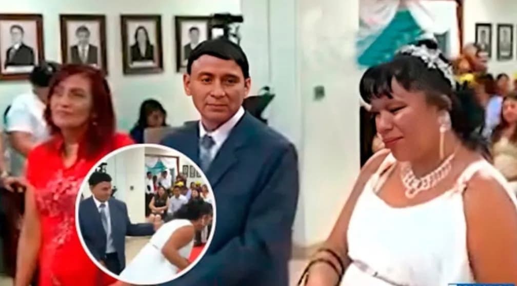 VÍDEO: Noiva abandona cerimônia de casamento no Peru: “Me perdoem todos, mas não aceito”