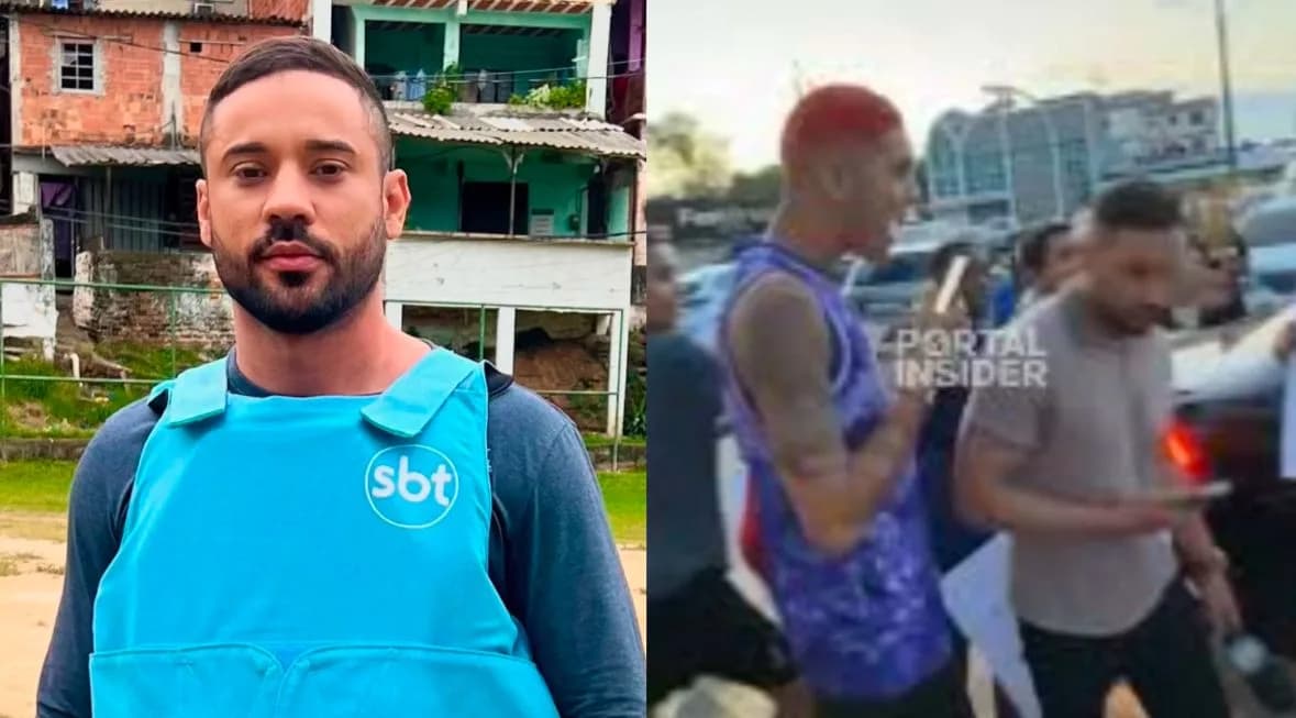 VÍDEO: Repórter do SBT é agredido durante cobertura da prisão de Oruam