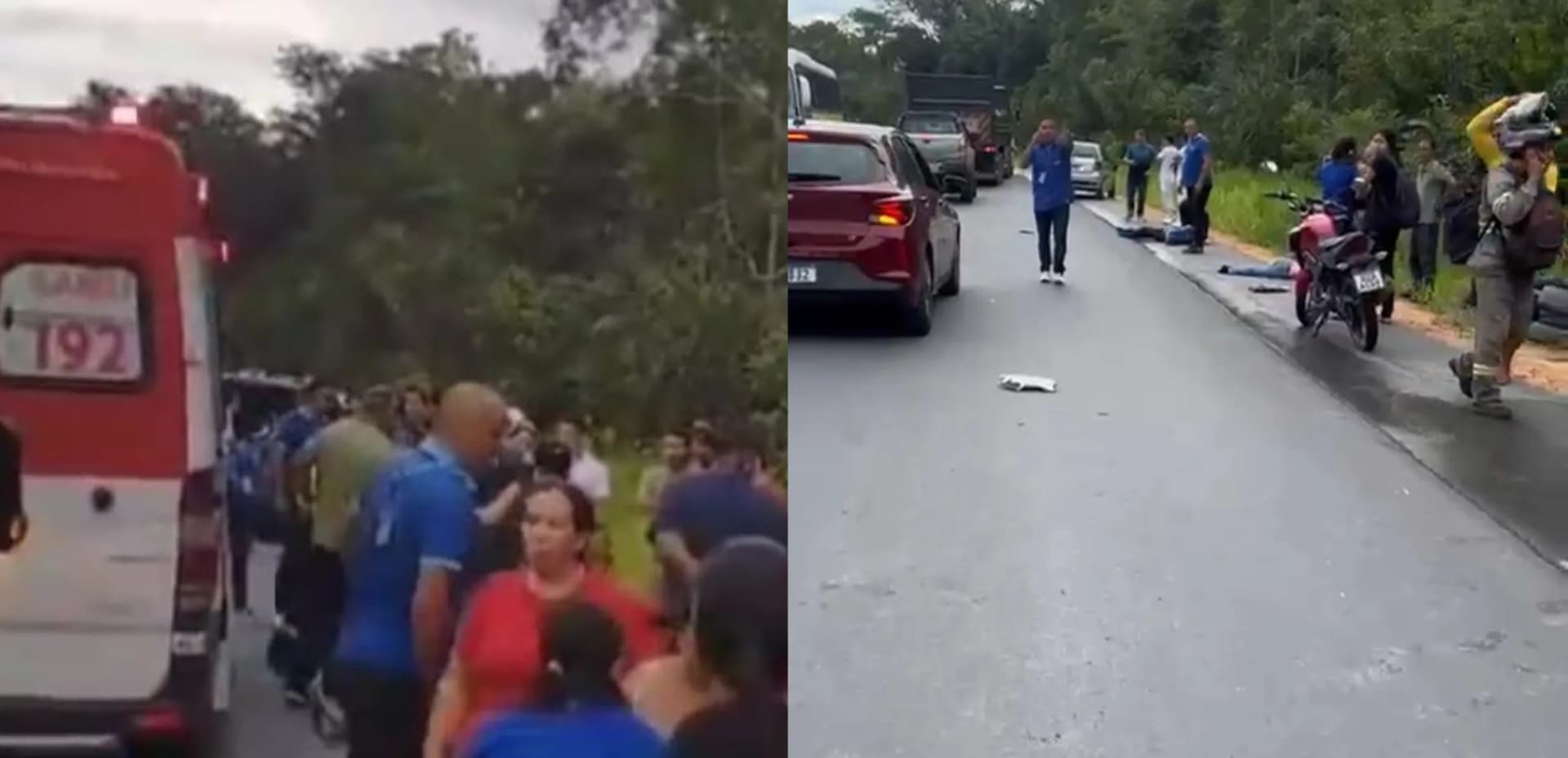 Na AM-010, irmãos são atropelados na volta de escola