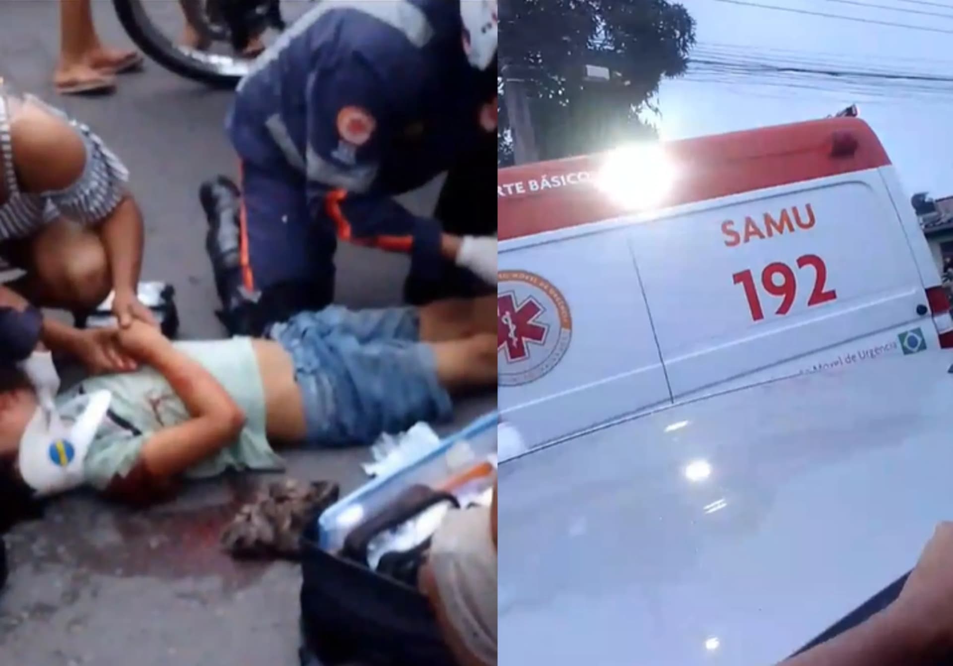 VÍDEOS: criança é atropelada por motocicleta no Cidade de Deus