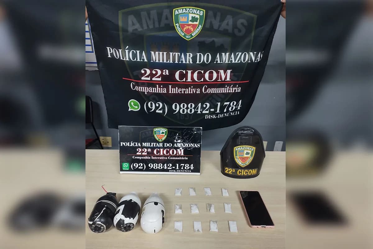 Adolescente é apreendido com drogas na zona Sul de Manaus