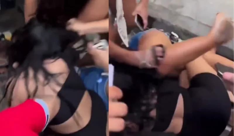 PANCADARIA: Mulheres saem no tapa por causa de homem em Manaus; assista
