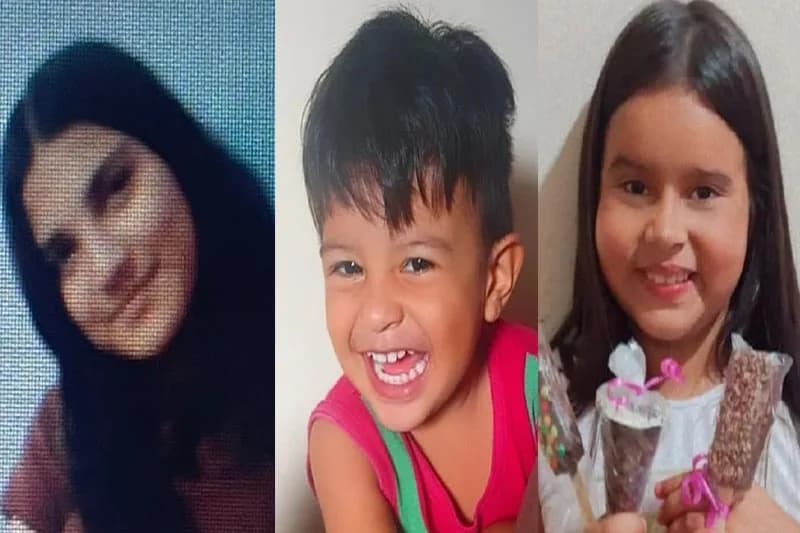 Adolescente e duas crianças estão desaparecidas, confirma polícia