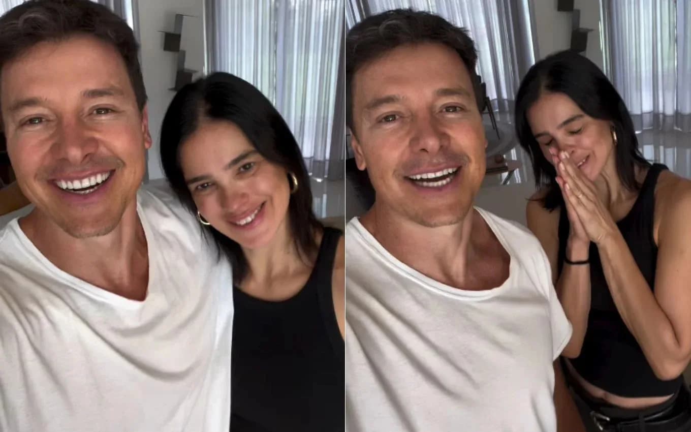 Rodrigo Faro anuncia que sua esposa, Vera Viel, está curada do câncer