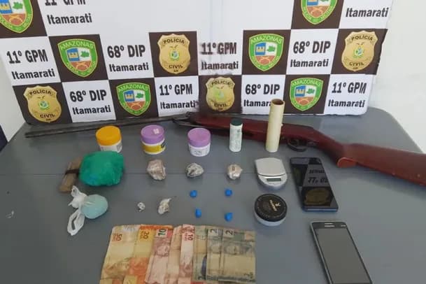 No Amazonas, quatro homens são presos por venda de entorpecentes