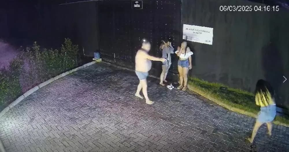 IMAGENS FORTES: Ex-vereador atira contra mulher na saída de motel em Pernambuco