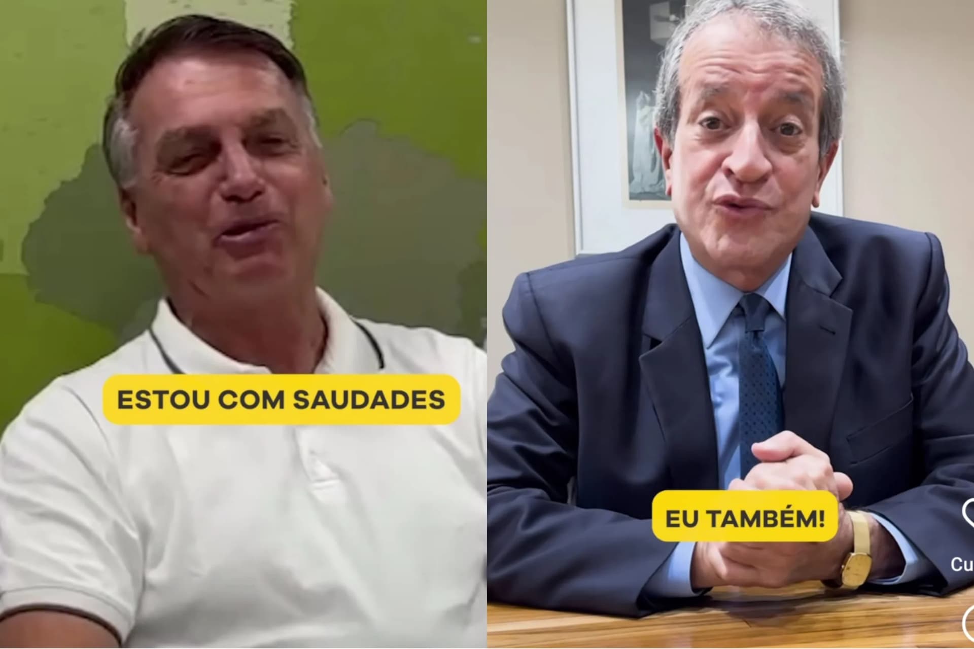 VÍDEO: Após permissão de Moraes, Bolsonaro e Valdemar se preparam para reencontro em Brasília
