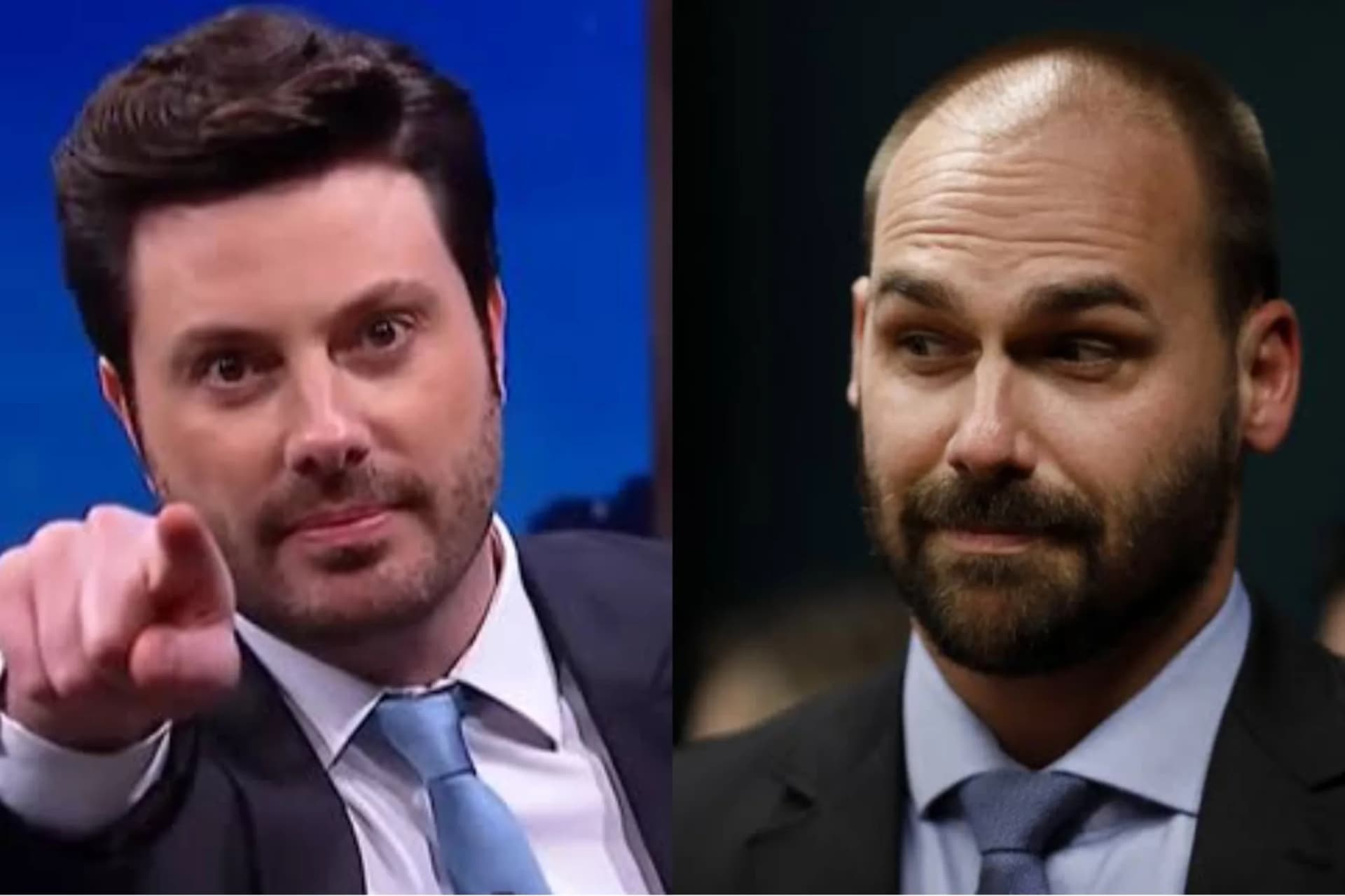Danilo Gentili critica Eduardo Bolsonaro por decisão de morar nos EUA: “Covarde e vagabundo”