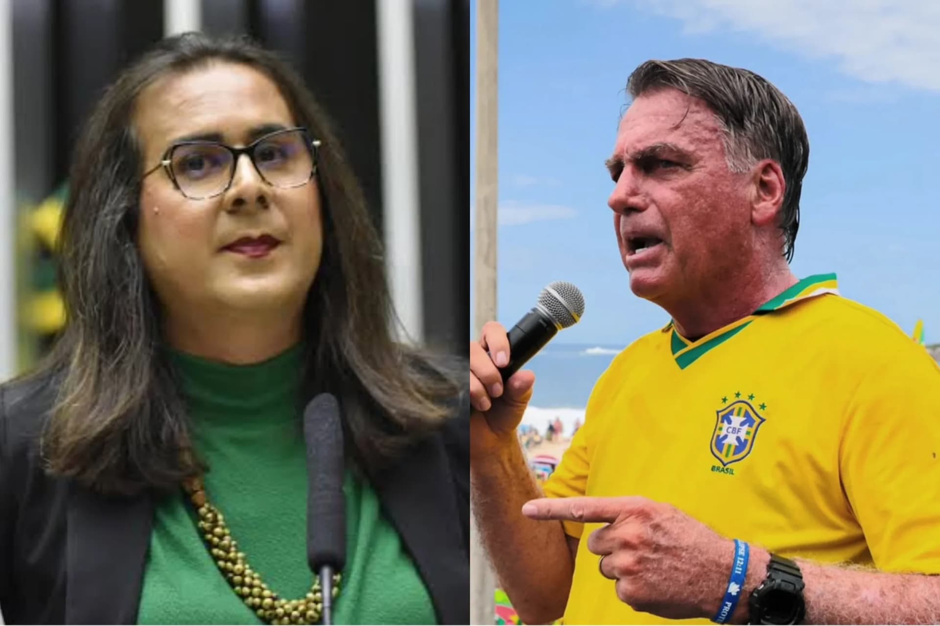 Deputada Duda Salabert aciona PGR para pedir prisão de Bolsonaro por ato em Copacabana