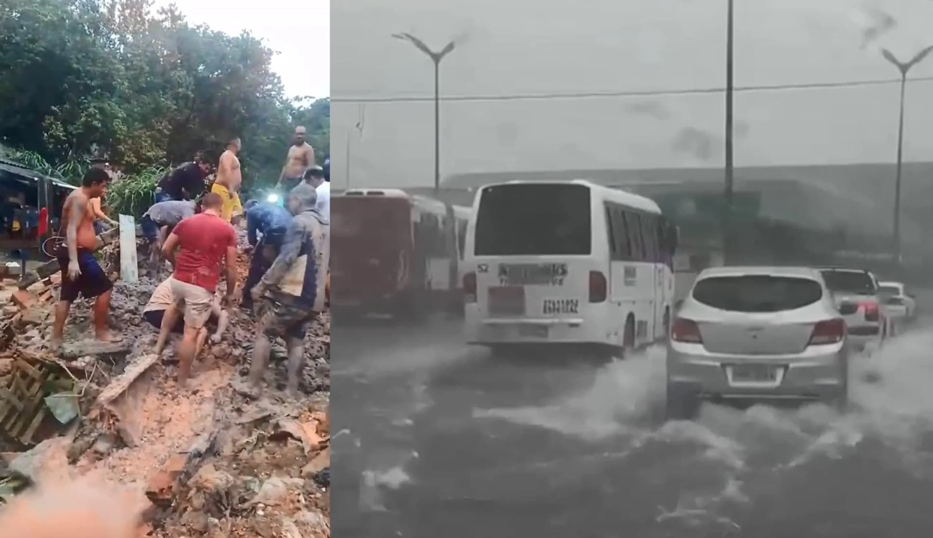 Manaus registra 39 ocorrências durante a chuva