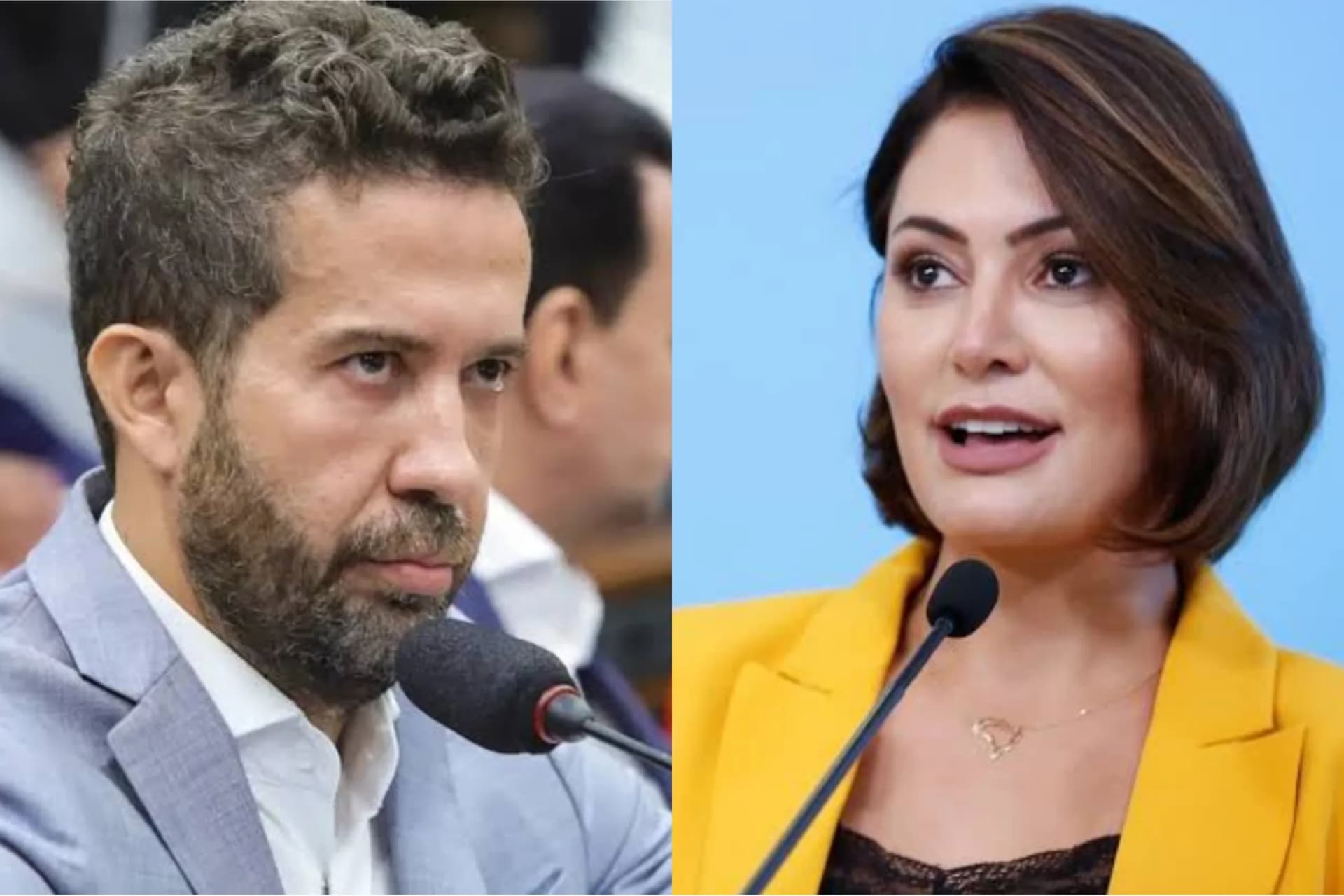 André Janones faz comentário machista sobre Michelle Bolsonaro: “Não é incomível”
