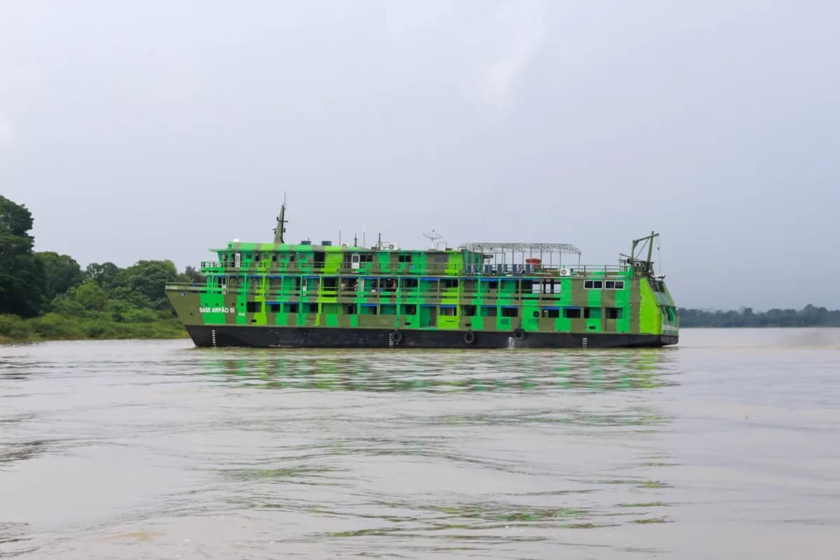 Base Arpão 3 começa a operar no combate à criminalidade no rio Solimões