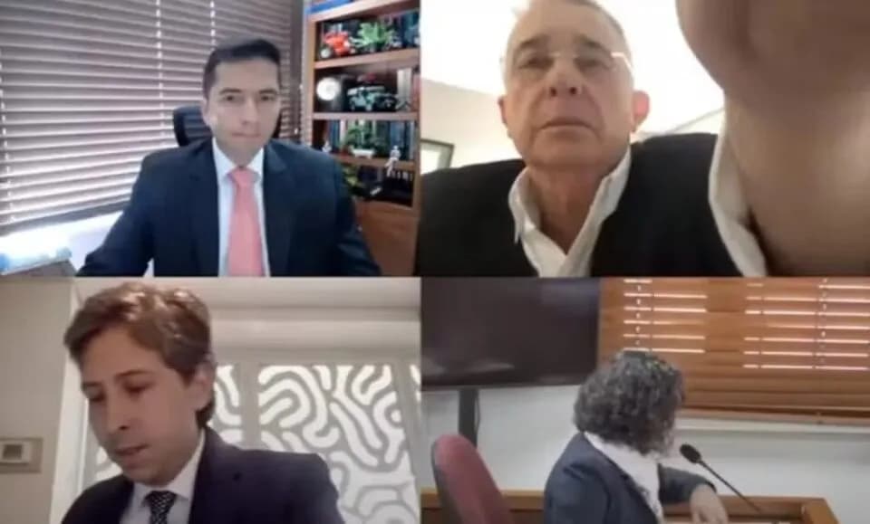 VÍDEO: Promotora erra e mostra vídeo de mulher seminua durante julgamento do ex-presidente da Colômbia